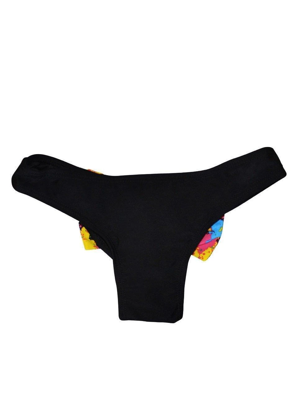 Dollboxx Booty Pop Bow Bikini Bottom - Paint Splash Black 3 Dollboxx Booty Pop Bow Bikini Bottom - Paint Splash Black - Image 3