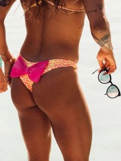 Dollboxx Booty Pop Bow Bikini Bottom - Savage Yellow/Pink -Swimwear Sales Store Booty Pop Bow Bikini Bottom Savage YellowPink Swimwear dollboxx 4 9019a090 7d10 409a bcca afae38ce215e