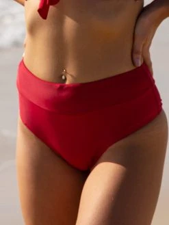 Dollboxx Bossy High Waisted Bikini Bottom - Red -Swimwear Sales Store Bossy High Waisted Bikini Bottom Red Swimwear dollboxx 6 ee2026b6 a1f1 4699 9728 1975392e0272
