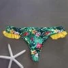 Dollboxx Cheeky Frill Bikini Bottom - Maui/Yellow
