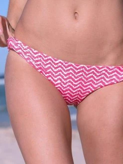 Dollboxx Flaunt It Cheeky Bottoms - Chevron Waves Pink