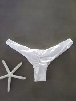 Dollboxx Flaunt It Cheeky Bottoms - White