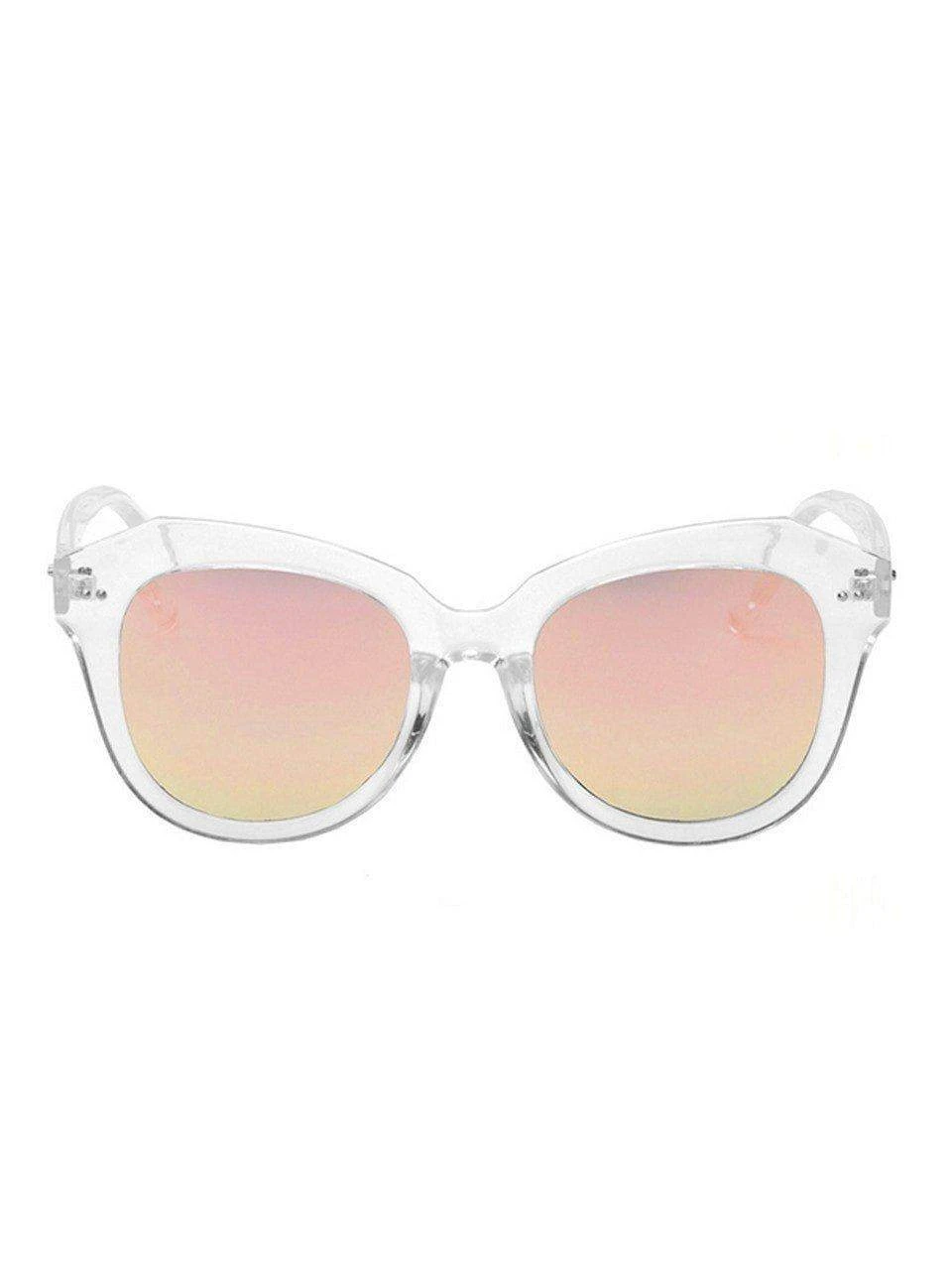 Dollboxx Glow - Rose Mirror Reflective Lens Sunglasses 2 Dollboxx Glow - Rose Mirror Reflective Lens Sunglasses - Image 2