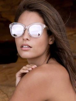 Dollboxx Glow - Rose Mirror Reflective Lens Sunglasses