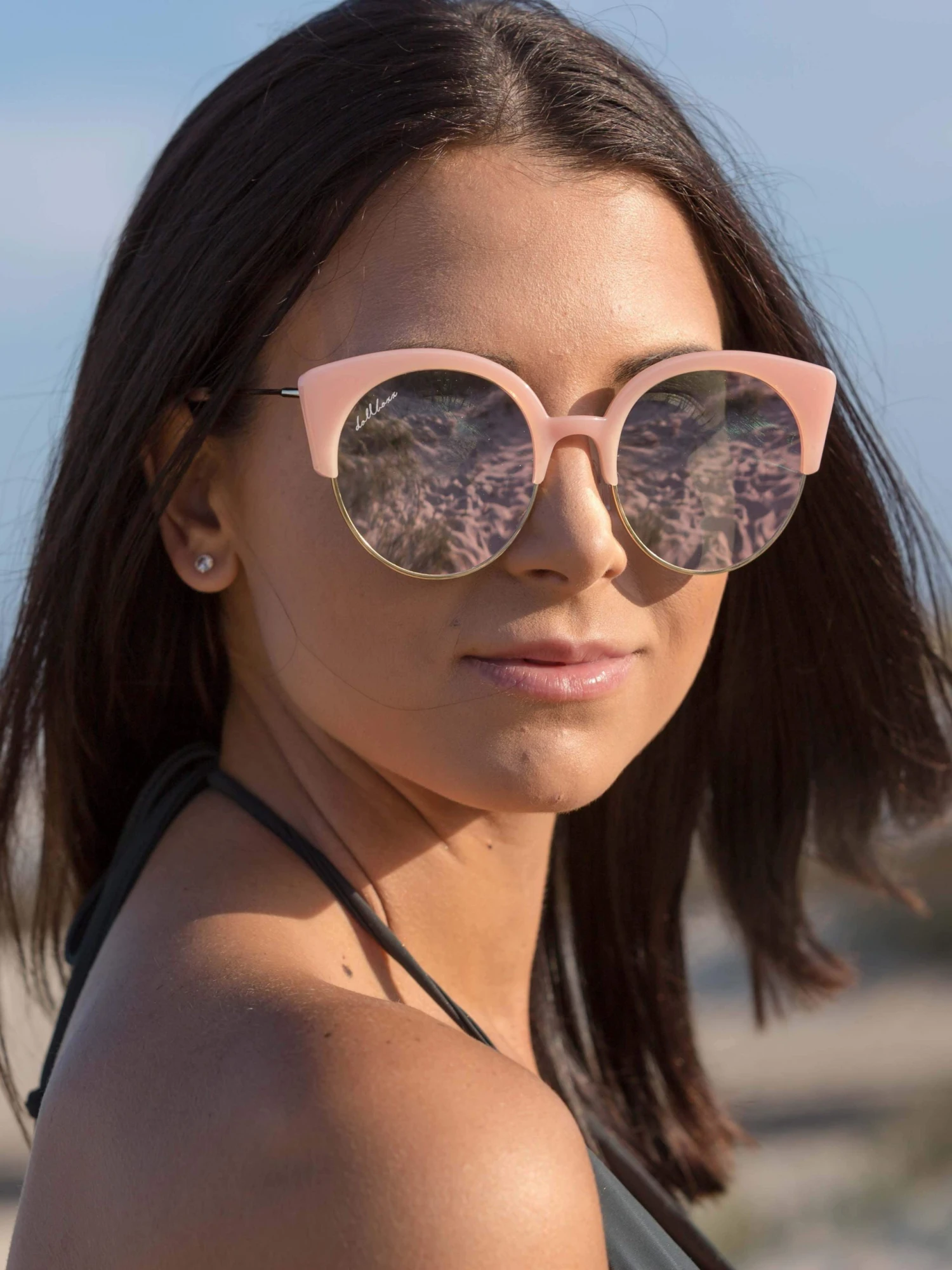 Dollboxx Harper - Pearly Pink Sunglasses 6 Dollboxx Harper - Pearly Pink Sunglasses - Image 6