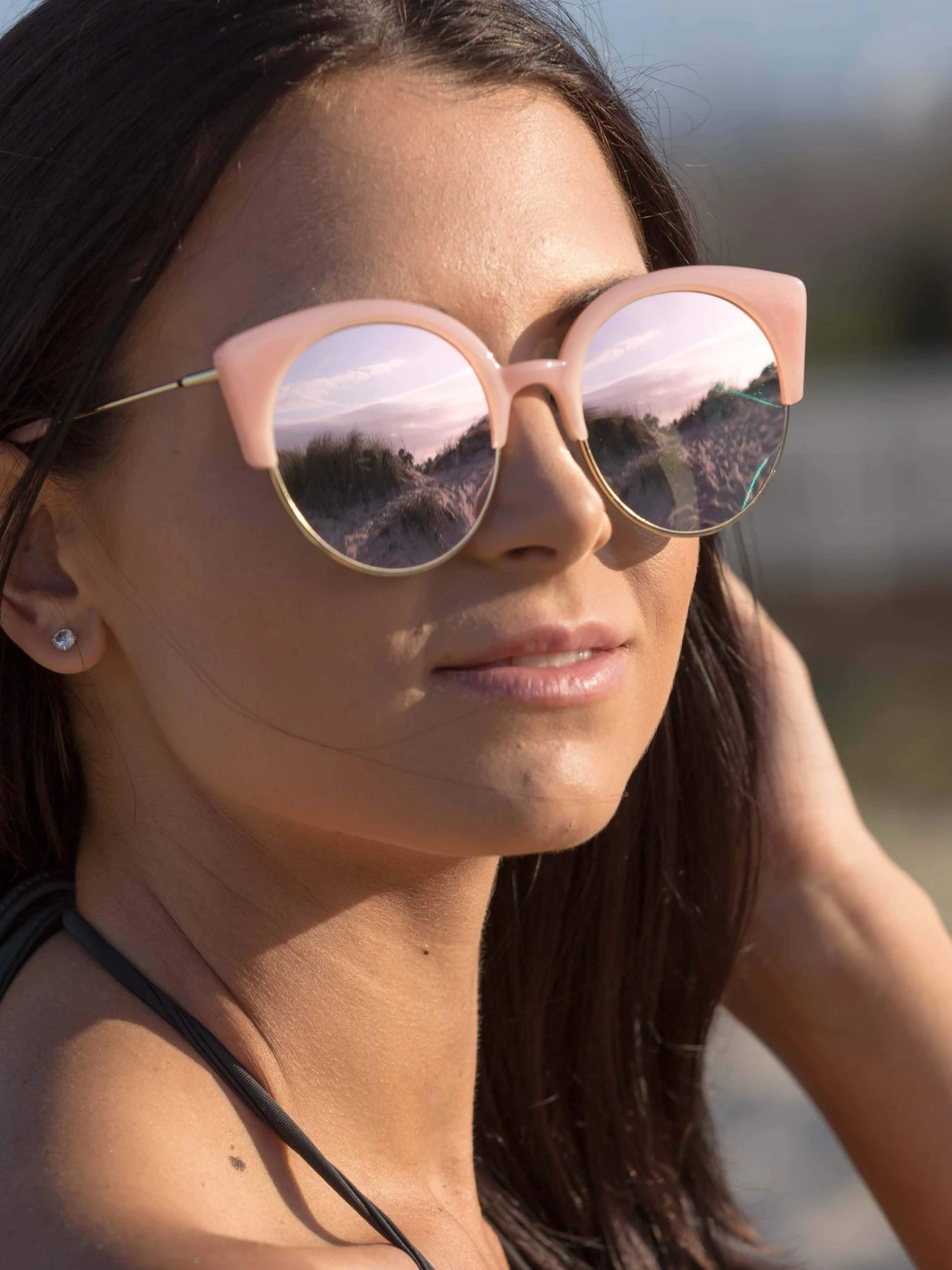 Dollboxx Harper - Pearly Pink Sunglasses 7 Dollboxx Harper - Pearly Pink Sunglasses - Image 7