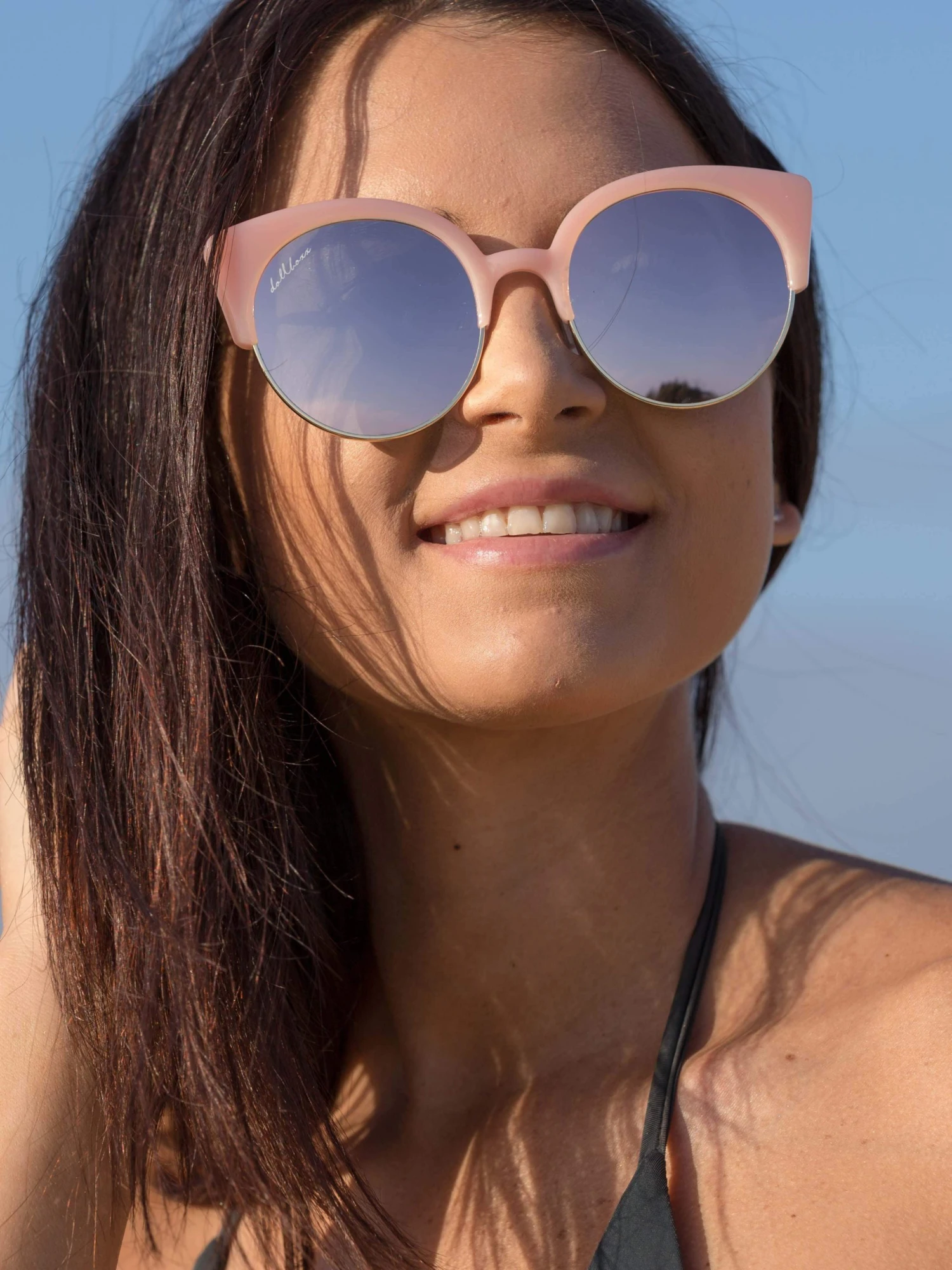 Dollboxx Harper - Pearly Pink Sunglasses 1 Dollboxx Harper - Pearly Pink Sunglasses