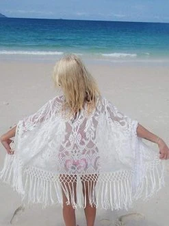 Dollboxx Lace Kimono - White -Swimwear Sales Store Lace Kimono White Beach Wear dollboxx 5 1bcbeffe dd37 4e47 bec7 68463de4d5bb