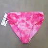 Dollboxx Mami High Waisted Bikini Bottom - Tie Dye Pink