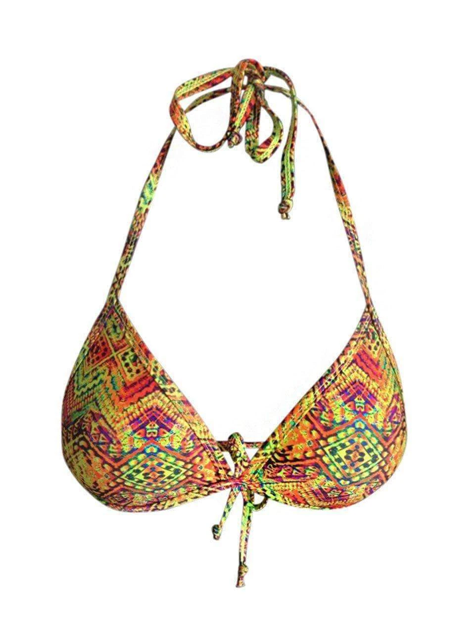 Dollboxx Mega Boost Bikini Top - Aztec Rainbow 10 Dollboxx Mega Boost Bikini Top - Aztec Rainbow - Image 10