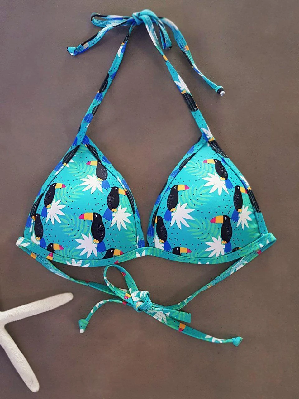 Dollboxx Mega Boost Bikini Top - Toucan Party 1 Dollboxx Mega Boost Bikini Top - Toucan Party