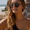 Dollboxx Oxygen Aviators - Black on Black Sunglasses