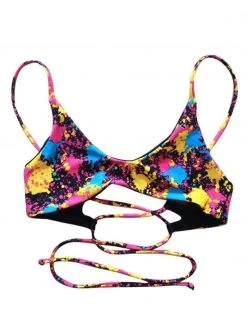 Dollboxx Reversible Adjustable Bralette Bikini Top - Paint Splash -Swimwear Sales Store Reversible Adjustable Bralette Bikini Top Paint Splash Swimwear dollboxx 9 01bc6bc3 b87a 4b36 bc7c c05a13d68d23