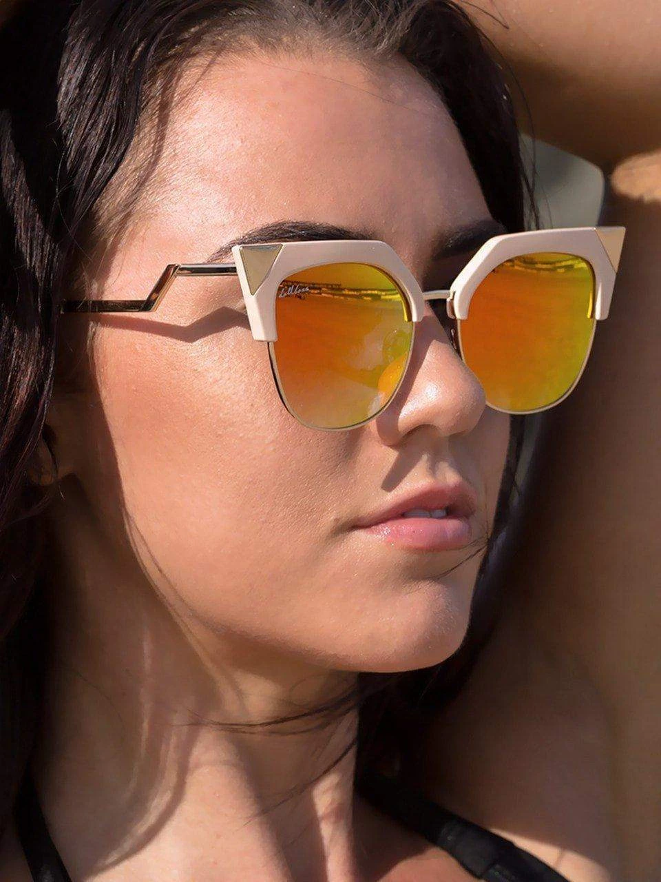 Dollboxx RiRi - Nude Orange Sunglasses 2 Dollboxx RiRi - Nude Orange Sunglasses - Image 2