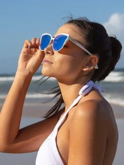 Dollboxx Slay White Luxe - Blue/Aqua Sunglasses -Swimwear Sales Store Slay White Luxe BlueAqua Sunglasses Sunglasses dollboxx 12