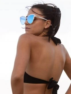 Dollboxx Slay White Luxe - Blue/Aqua Sunglasses -Swimwear Sales Store Slay White Luxe BlueAqua Sunglasses Sunglasses dollboxx 17