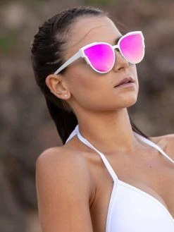 Dollboxx Slay White Luxe - Pink/Orange Sunglasses 33 Dollboxx Slay White Luxe - Pink/Orange Sunglasses -Swimwear Sales Store Slay White Luxe PinkOrange Sunglasses Sunglasses dollboxx 3
