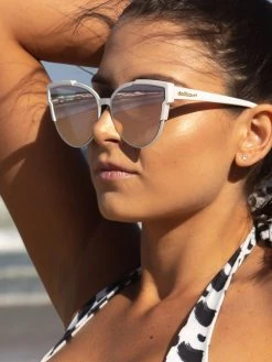 Dollboxx Slay White Luxe - Rose Gold Sunglasses 25 Dollboxx Slay White Luxe - Rose Gold Sunglasses -Swimwear Sales Store Slay White Luxe Rose Gold Sunglasses Sunglasses dollboxx 3